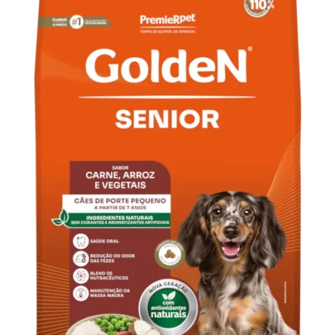 Ração Golden Premium Especial Cao Senior Carne E Arroz 3kg