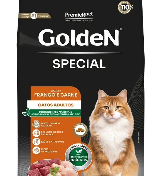 Ração Golden Special Gatos Adultos Frango E Carne 10,1 Kg