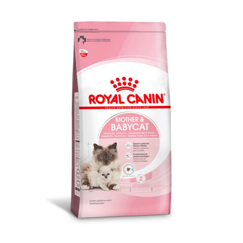 Ração Royal Canin Mother & Babycat para Gatas Gestantes Lactantes e Gatos Filhotes de 1 a 4 Meses 1,5Kg