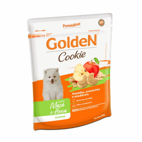COOKIE GOLDEN FILHOTE MACA E AVEIA 350 G