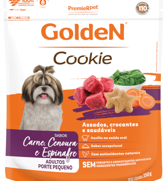 COOKIE GOLDEN ADULTO MB CARNE E VEGETAIS 350 GR