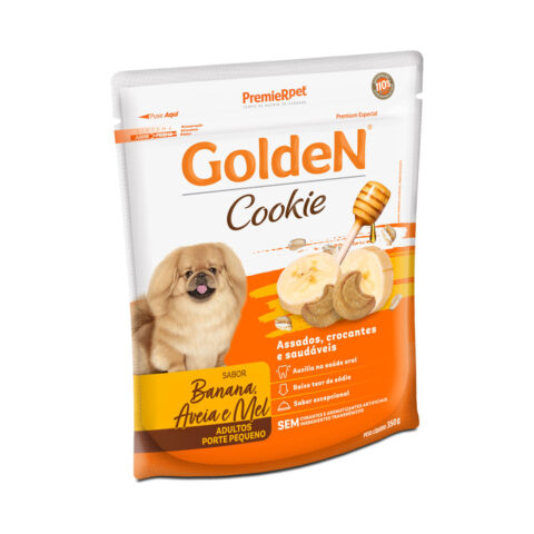 COOKIE GOLDEN ADULTO BANANA, AVEIA E MEL 350 GR