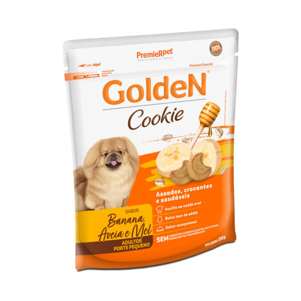 COOKIE GOLDEN ADULTO BANANA, AVEIA E MEL 350 GR