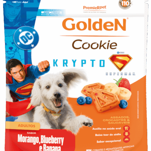 Cookie Golden Krypto para Cães Adultos Edição Limitada 350 g
