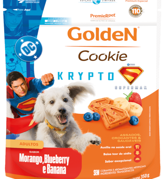 Cookie Golden Krypto para Cães Adultos Edição Limitada 350 g