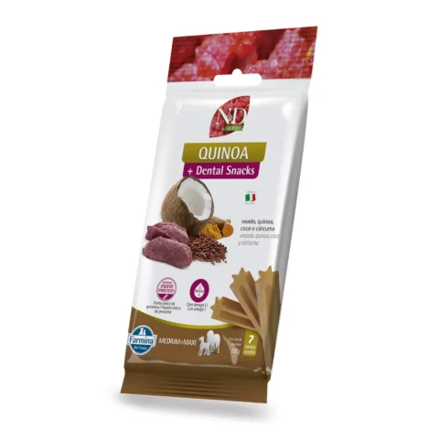 PETISCO DENTAL QUINOA SNACK CAN ADT MD/MX VEADO 0,1KG