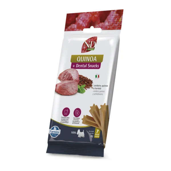 PETISCO DENTAL  QUINOA SNACK FRESH CAN ADT MINI CORD 0,06KG
