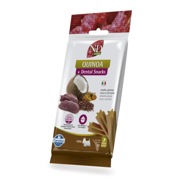 PETISCO DENTAL  QUINOA SNACK CAN ADT MINI VEADO 0,06KG