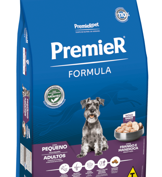 Ração Premier Formula Cães Adultos Raças Pequenas Frango e Mandioca 20 kg