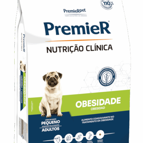Ração Premier Nutrição Clínica Obesidade Cães Adultos Pequeno Porte 2 kg