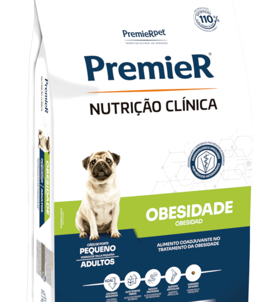 Ração Premier Nutrição Clínica Obesidade Cães Adultos Pequeno Porte 2 kg