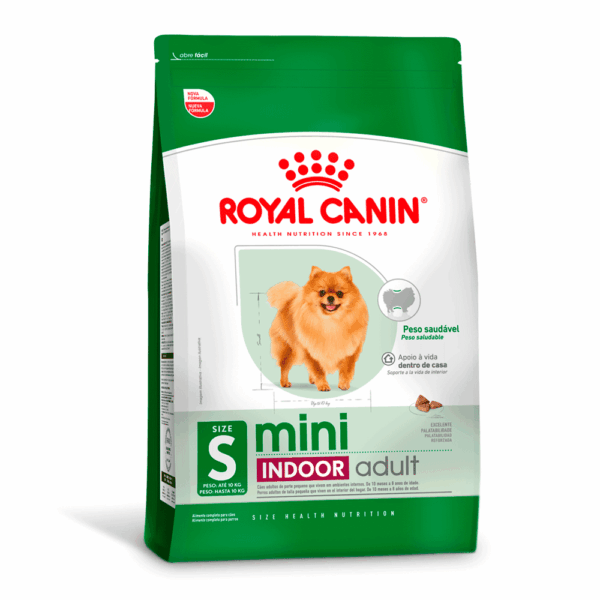 Ração Royal Canin Mini Indoor Adult Cães Adultos 1kg