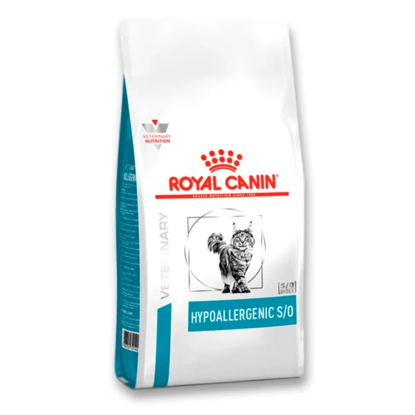 Ração Royal Canin Veterinary Diet Hypoallergenic Para Gatos com Sensibilidades Alimentares 1,5Kg