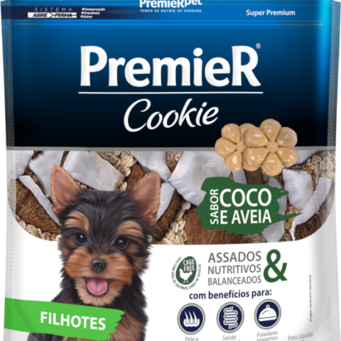 COOKIE PREMIER FILHOTE COCO E AVEIA 250 G