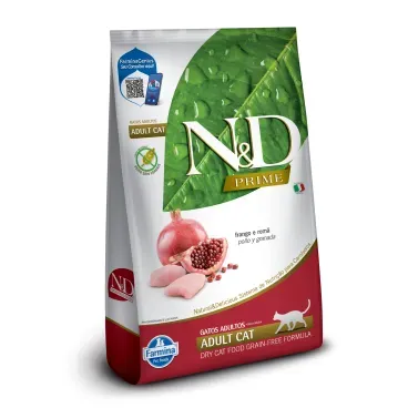 Ração N&D Prime  Gato Adulto  Sabor Frango e Roma  400 g