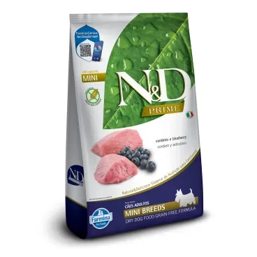 Ração N&D Prime  Cães Adultos Mini Sabor Cordeiro  2,5Kg