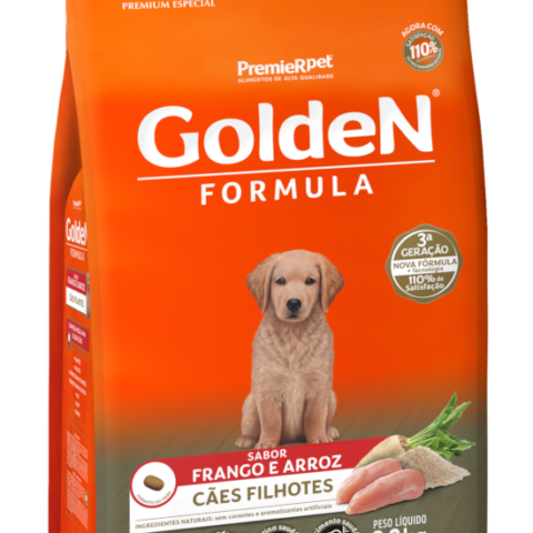 Ração Golden Formula Cães Filhotes Frango e Arroz 15 kg