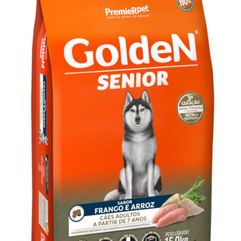 Ração Golden Fórmula Sênior Frango e Arroz 15 kg