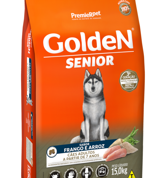 Ração Golden Fórmula Sênior Frango e Arroz 15 kg