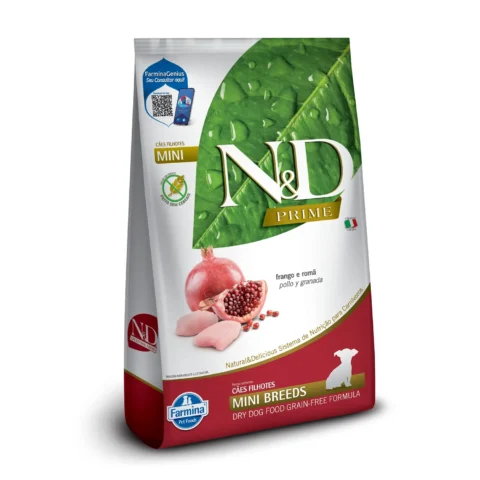 Ração N&D Prime Cães Puppy Mini Frango e Romã 2,5 kg