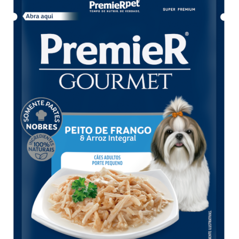 GOURMET PREMIER CAES PEQ. PORTE FRANGO 20X85 G 7897348200468