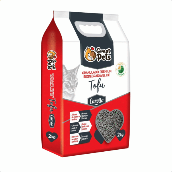 AREIA BIO DE TOFU 2KG - CARVAO