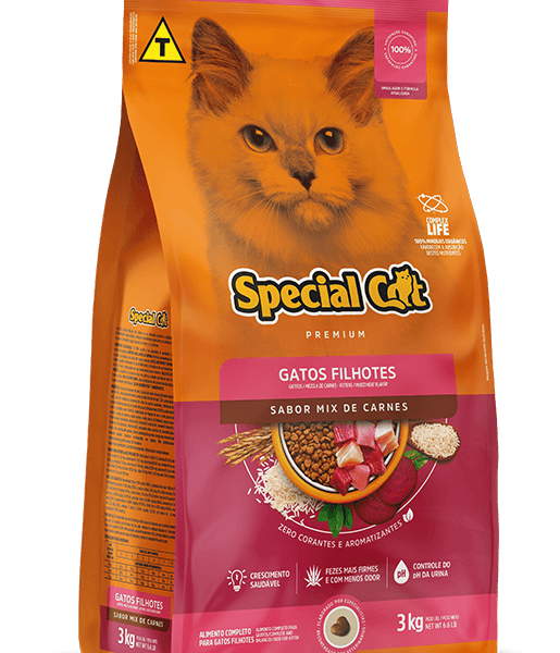 SPECIAL CAT FILHOTES MIX DE CARNES