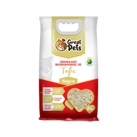 AREIA BIO DE TOFU 2KG - NATURAL